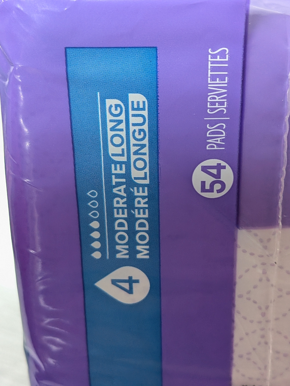 Always Discreet Moderate 4 Long Pads - 54 count Pack NWT - Picture 6 of 14